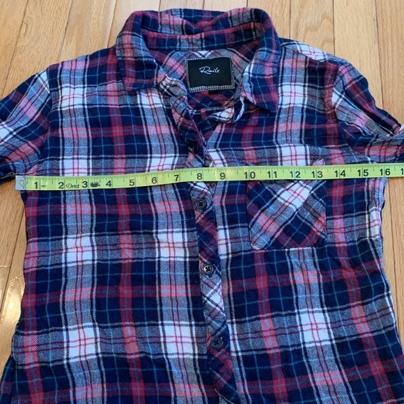 Rails Long Sleeve Plaid Button Down size XS - Picture 7 of 10